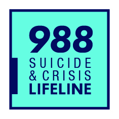 988 Suicide & Crisis Lifeline graphic