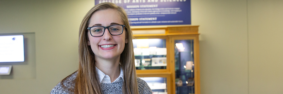 Kaley Marcinski, '20 Senior Kaley Marcinski poses for a photo.
