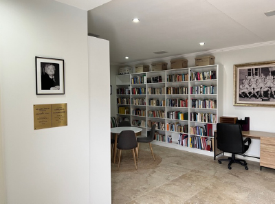 Marcel Institute bookshelves at the Catholic Institute of Sydney, Australia