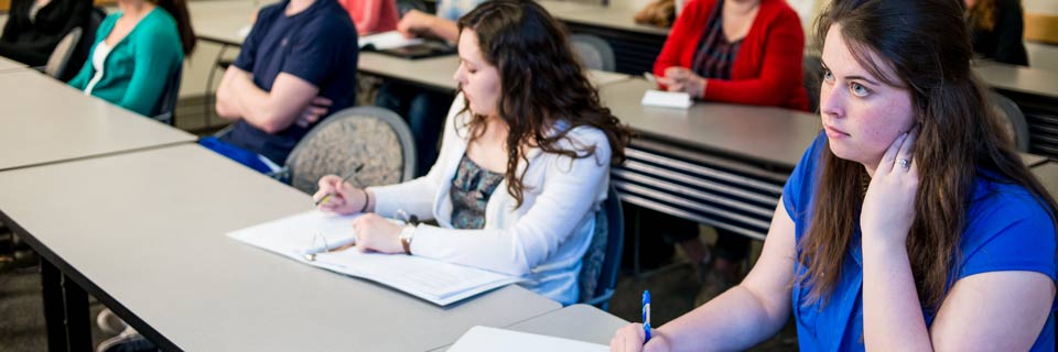 Business Administration, Marketing Concentration Marketing students learn key public relations and advertising concepts in class