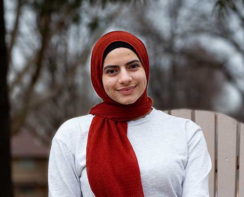 Amna Musallet at the RU Troost campus