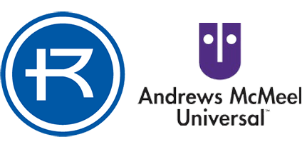 Rockhurst University and Andrews McMeel Universal logos
