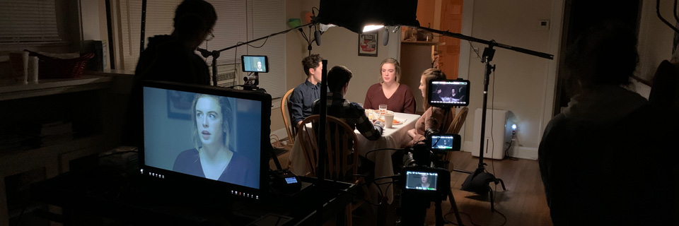 Behind the scenes of the Afeard set Behind the scenes of the Afeard set