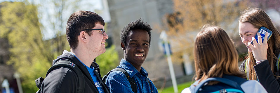 Admitted Students Students talking