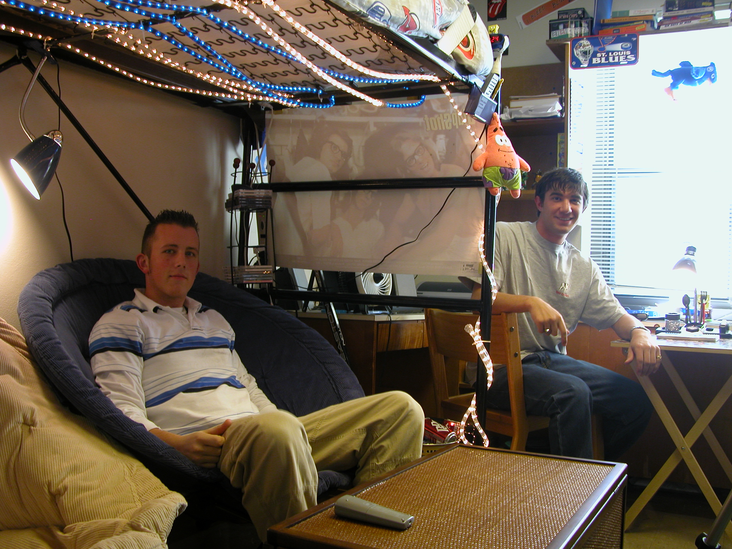 Guys dorm room at Rockhurst University