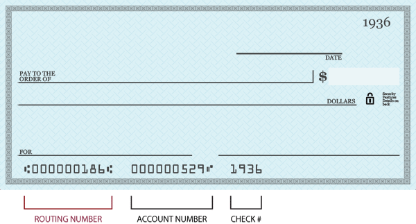 electronic funds transfer authorization form