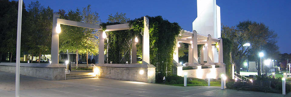 Campus at night