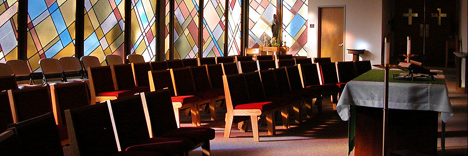 The Catholic Identity Chapel Pews