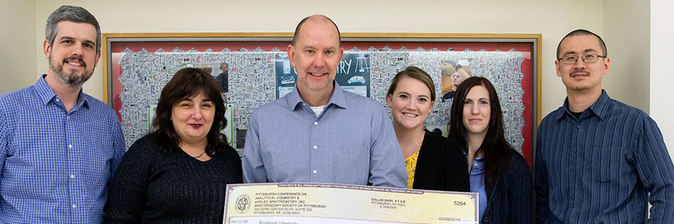 Chemistry faculty receiving grant award