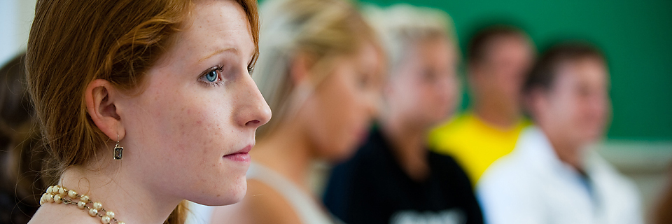 Communication Student Learning Outcomes Communication students in classroom
