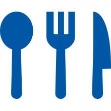 Spoon fork knife icon