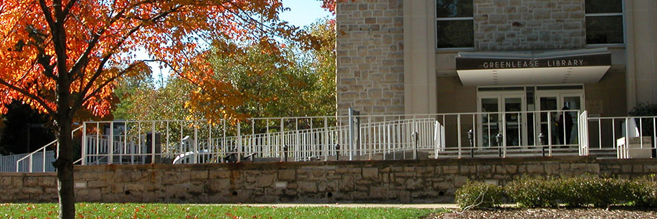 Greenlease Library in the Fall