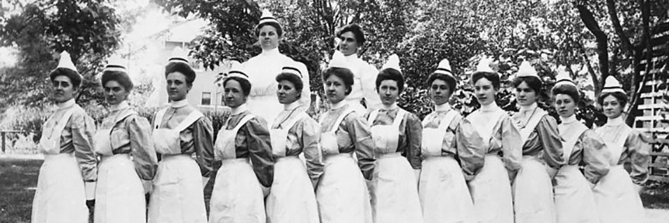 Group of nurses standing