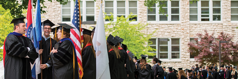 Associate degree block transfer students graduating, excited