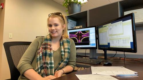 Intern Update: Margaret Hummel Student Intern Working