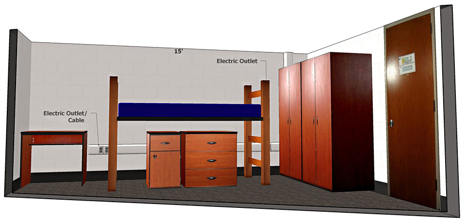 McGee Room Side View Floor Plan