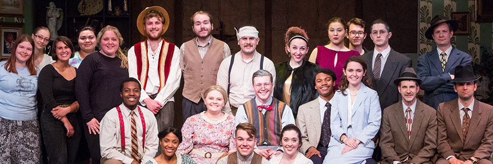 RU Players Students performing theatre