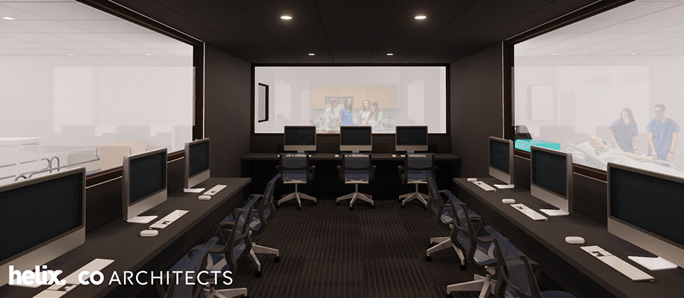 Sedgwick Hall simulation room