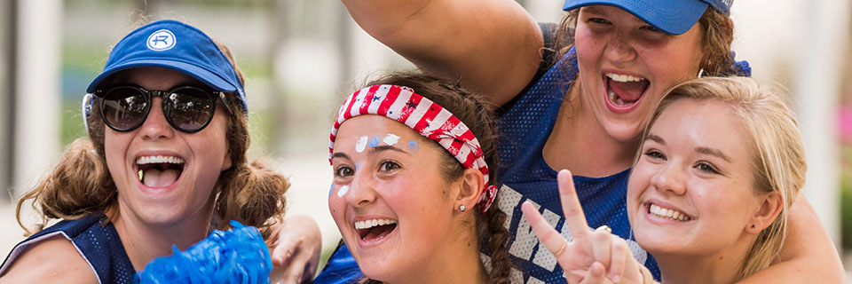 Students at pep rally