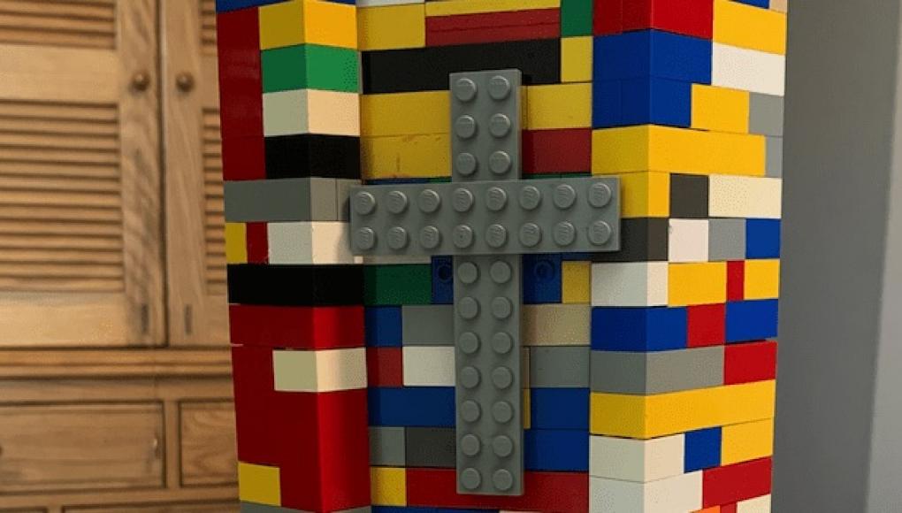 The RU bell tower made of Legos