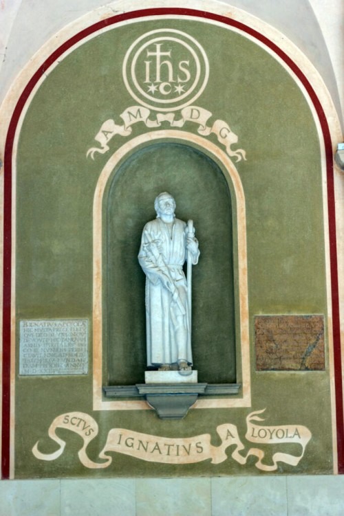Saint Ignatius statue in Spain