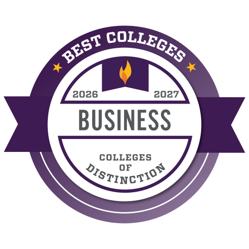 2026-2027 Colleges of Distinction Badge - "Best Colleges - Business"