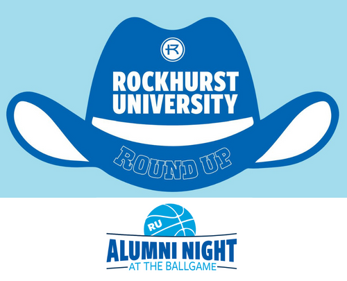 Cowboy Hat for Alumni Night at the Ballgame 2023, Rockhurst Roundup
