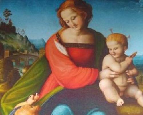 Francesco d'Ubertino Verdi, Madonna and Child with Infant Saint John