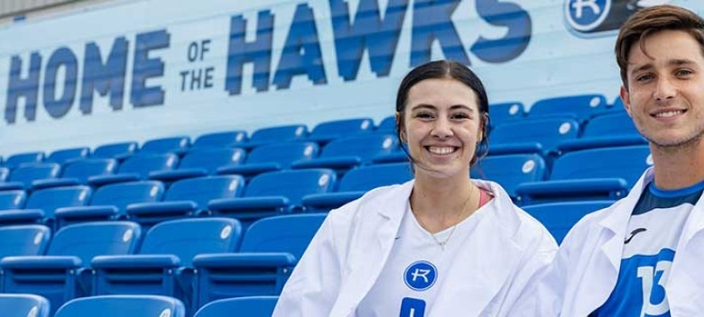 Pre-Med Athletes' Drive to Succeed Is Part of Their DNA 