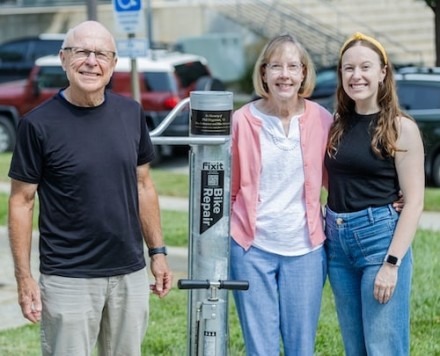  New Bicycle Repair Station on Campus Speaks to Alumnus’ Memory