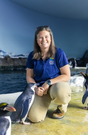 Working With Penguins or Players, Coach Makes Each Moment Count