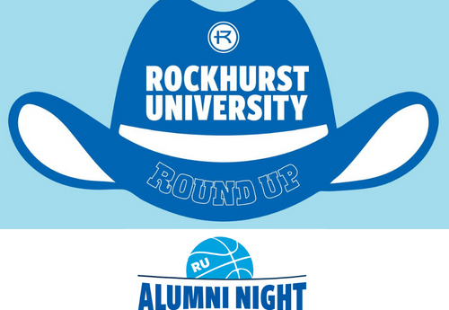 Cowboy Hat for Alumni Night at the Ballgame 2023, Rockhurst Roundup