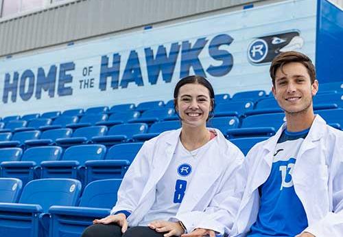 Tera Reberry and Parker Esparza are two pre-med student-athletes driven to succeed. 