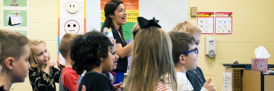 Undergraduate Elementary Education Teacher in elementary class