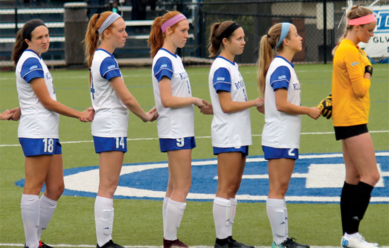 Womens Soccer Student athletes